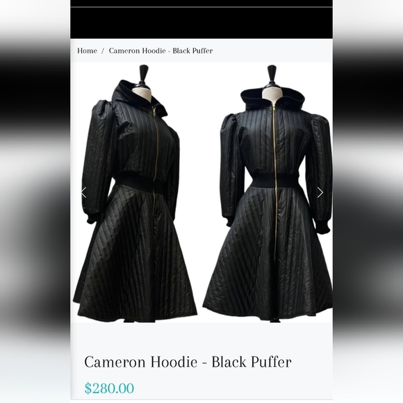 Designer Blackbird Studios Floral Hooded Tunic Jacket  Size 1x- Fits XL 0x - Picture 11 of 13